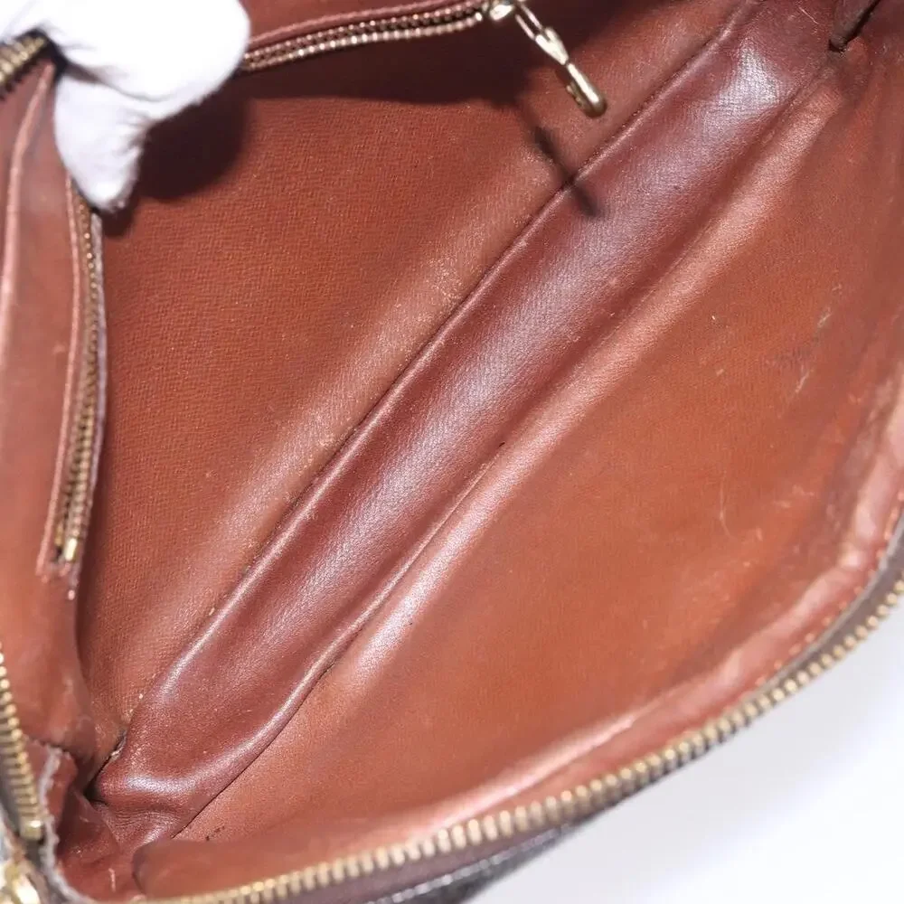 Louis Vuitton Monogram Marly Dragonne GM Clutch Bag Brown